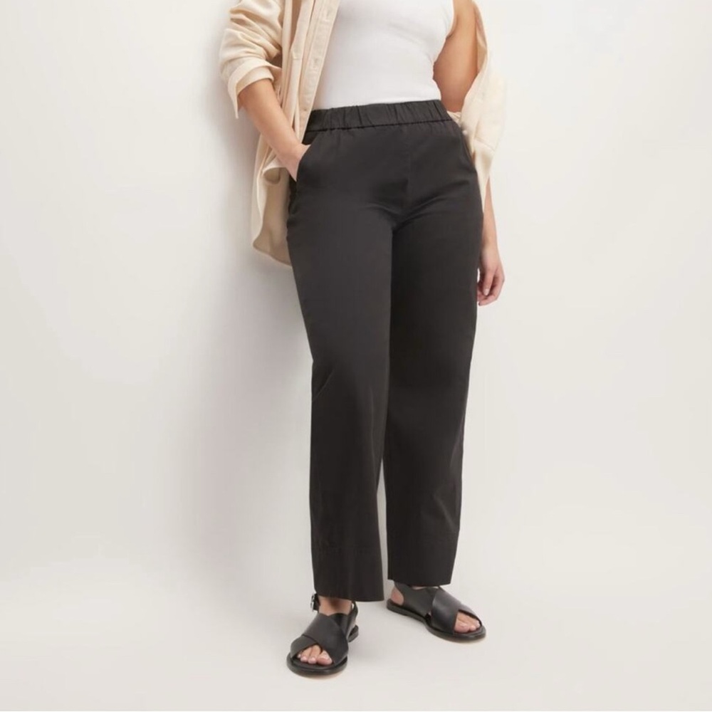 Everlane Black Straight Leg Pants